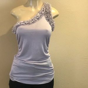 Queen Esther one shoulder blouse top.